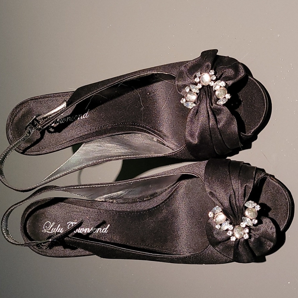 Lilu Townsend evening Rhinestone sandals